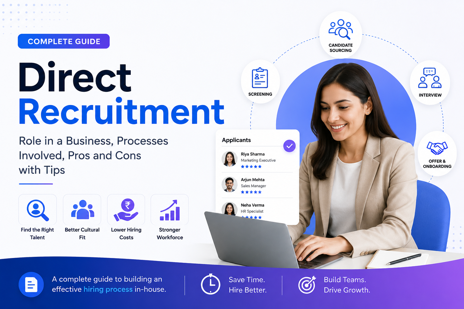 A recruiter conducting a direct recruitment process