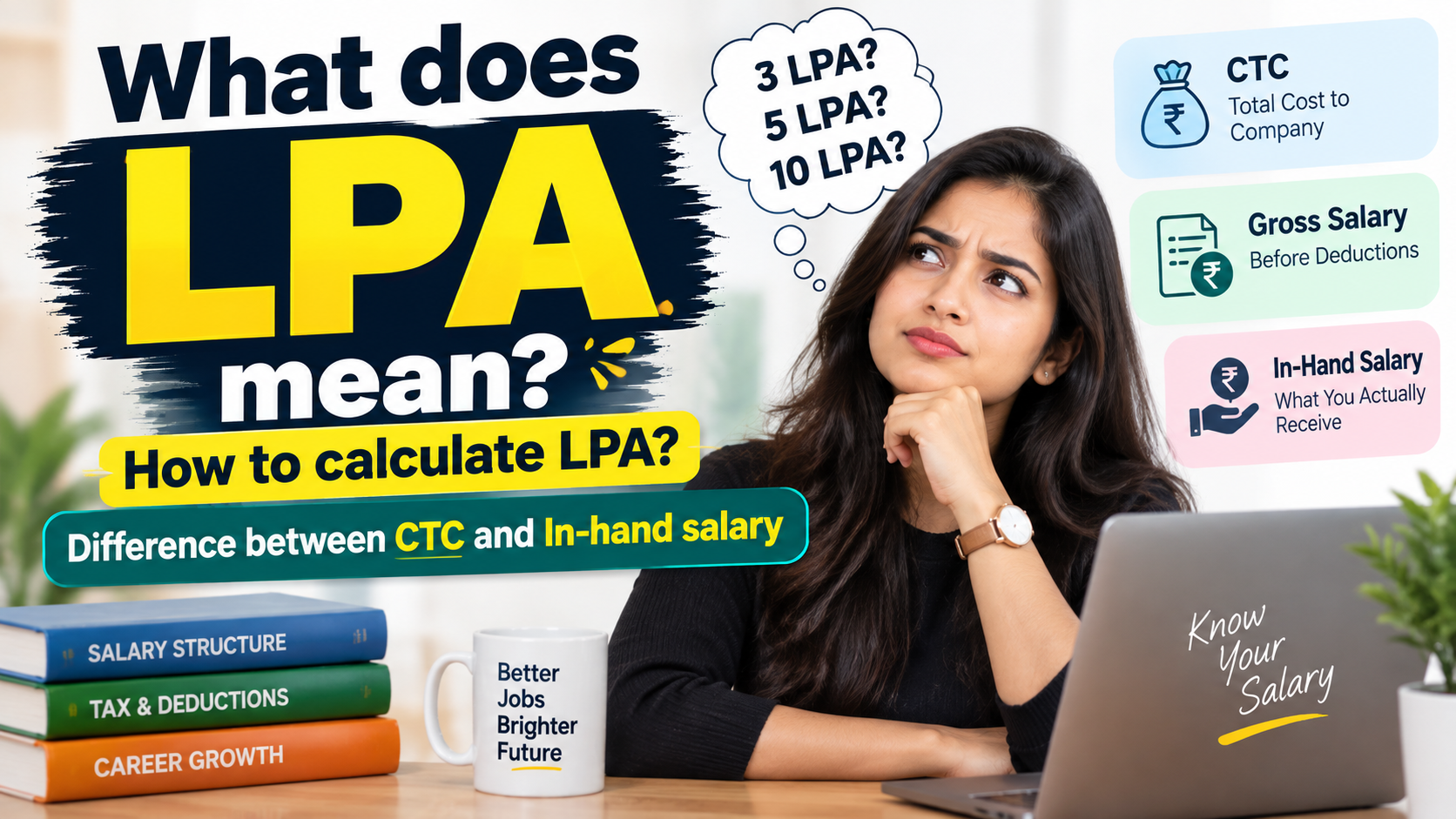A guide to understanding LPA, CTC, and in-hand salary