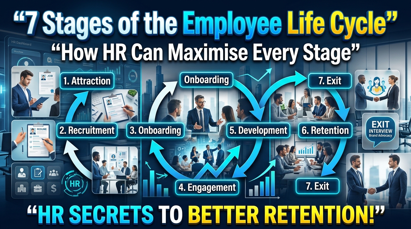 7 Stages of the Employee Life Cycle and How HR Can Maximise Each Stage